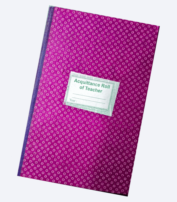 Acquittance Roll of Teachers