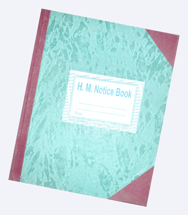 H.M. Notice Book