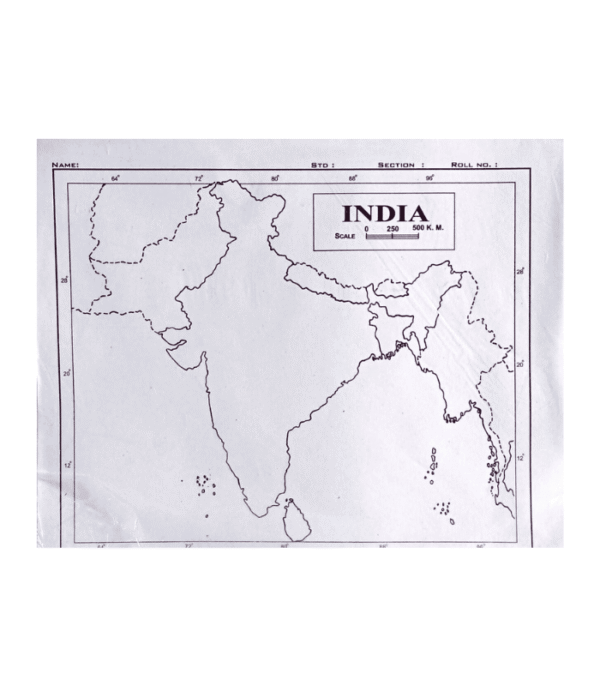 Outline Map - India